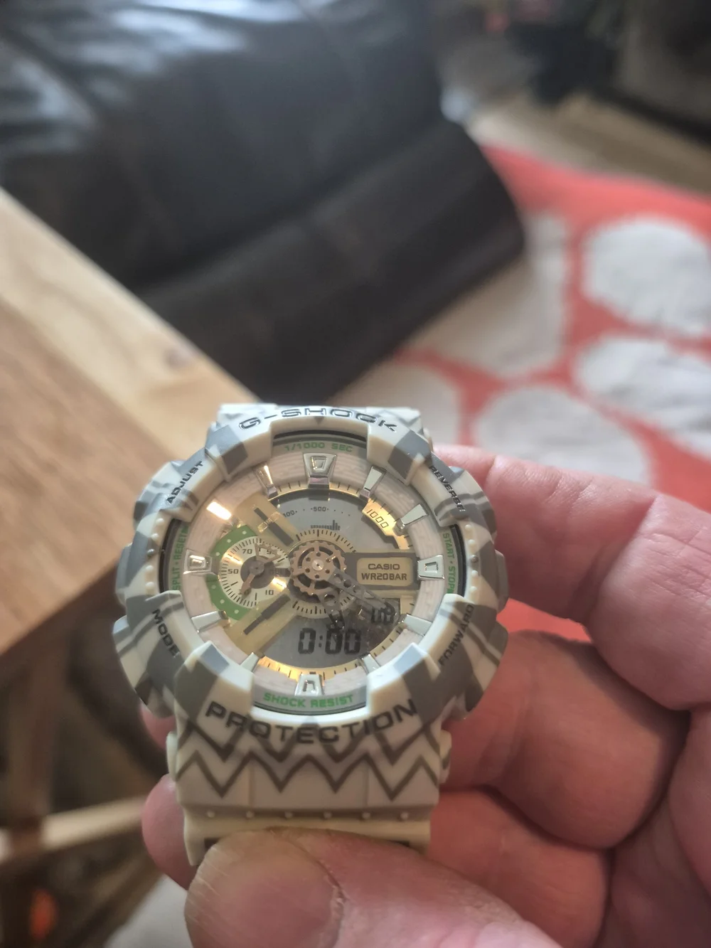 Casio G-SHOCK Multicolor Camo Resin Sport Watch